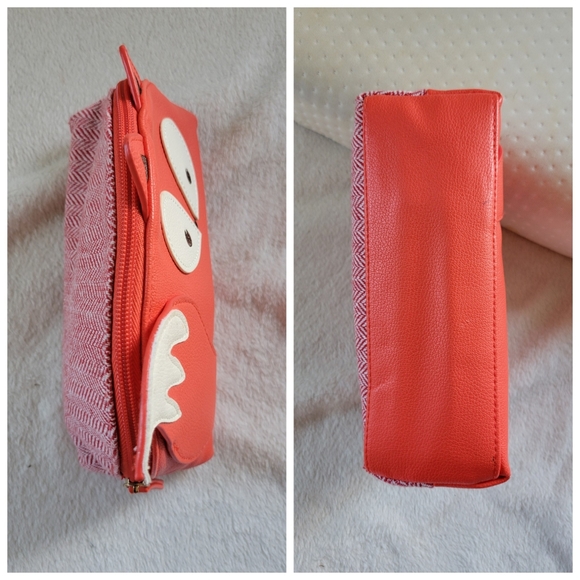 ✨️HP✨️Bath & Body | Cute Orange Fox Faux Leather Cosmetic Bag (OS) - Picture 3 of 10